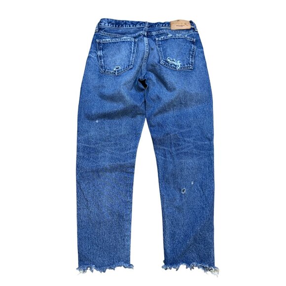 Moussy Vintage Cowhide Leather Made in Japan Slim Straight Size 29 - Picture 2 of 9